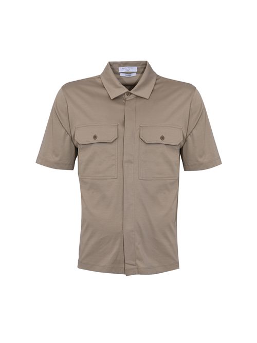 Camicia in cotone DANIELE FIESOLI | DF 4252FANGO